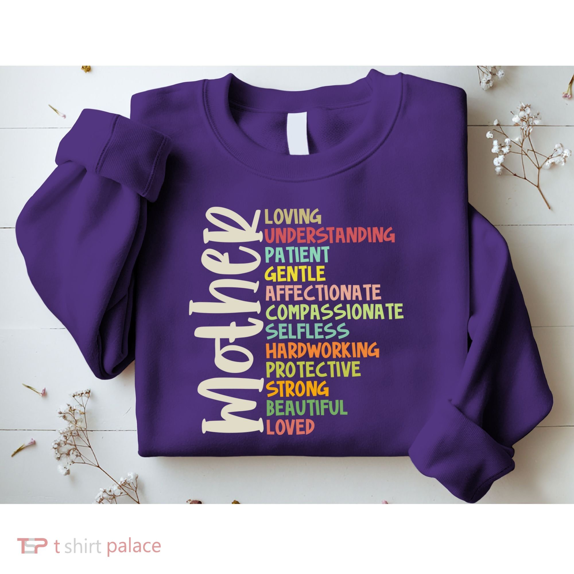Mother Meaning Loving Gift Sweatshirt