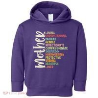 Mother Meaning Loving Gift Toddler Hoodie thumb 0