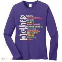 Mother Meaning Loving Gift Women's Long Sleeve Shirt thumb 0