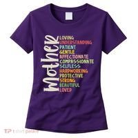 Mother Meaning Loving Gift Women's T-Shirt thumb 0