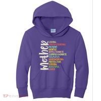 Mother Meaning Loving Gift Kids Hoodie thumb 0