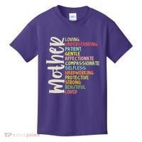 Mother Meaning Loving Gift Kids T-Shirt thumb 0