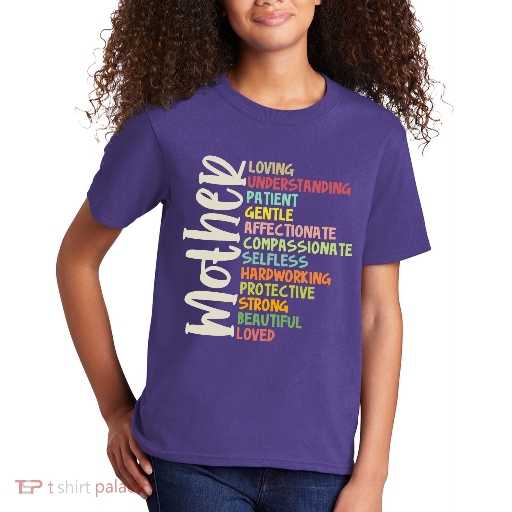 Mother Meaning Loving Gift Kids T-Shirt