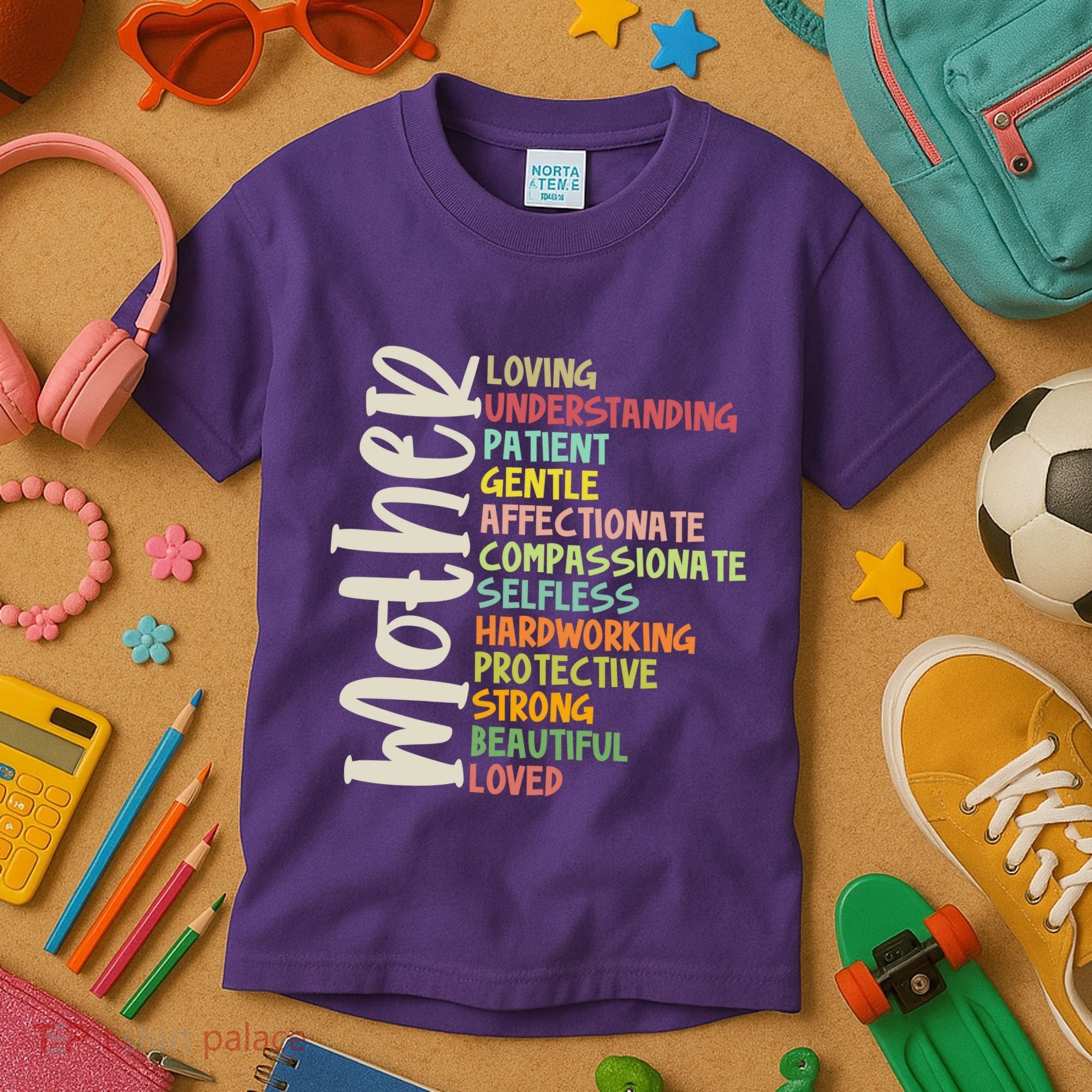 Mother Meaning Loving Gift Kids T-Shirt