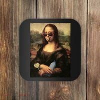 Modern Mona Lisa Tongue Ring Coaster thumb 0