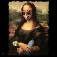 Modern Mona Lisa Tongue Ring Coaster thumb 2