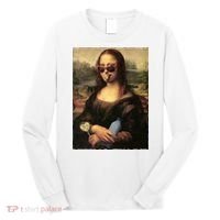 Modern Mona Lisa Tongue Ring Long Sleeve Shirt thumb 0