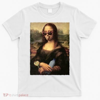 Modern Mona Lisa Tongue Ring T-Shirt