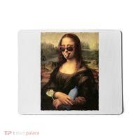 Modern Mona Lisa Tongue Ring Mousepad thumb 0