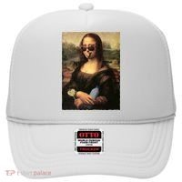 Modern Mona Lisa Tongue Ring Hat thumb 0