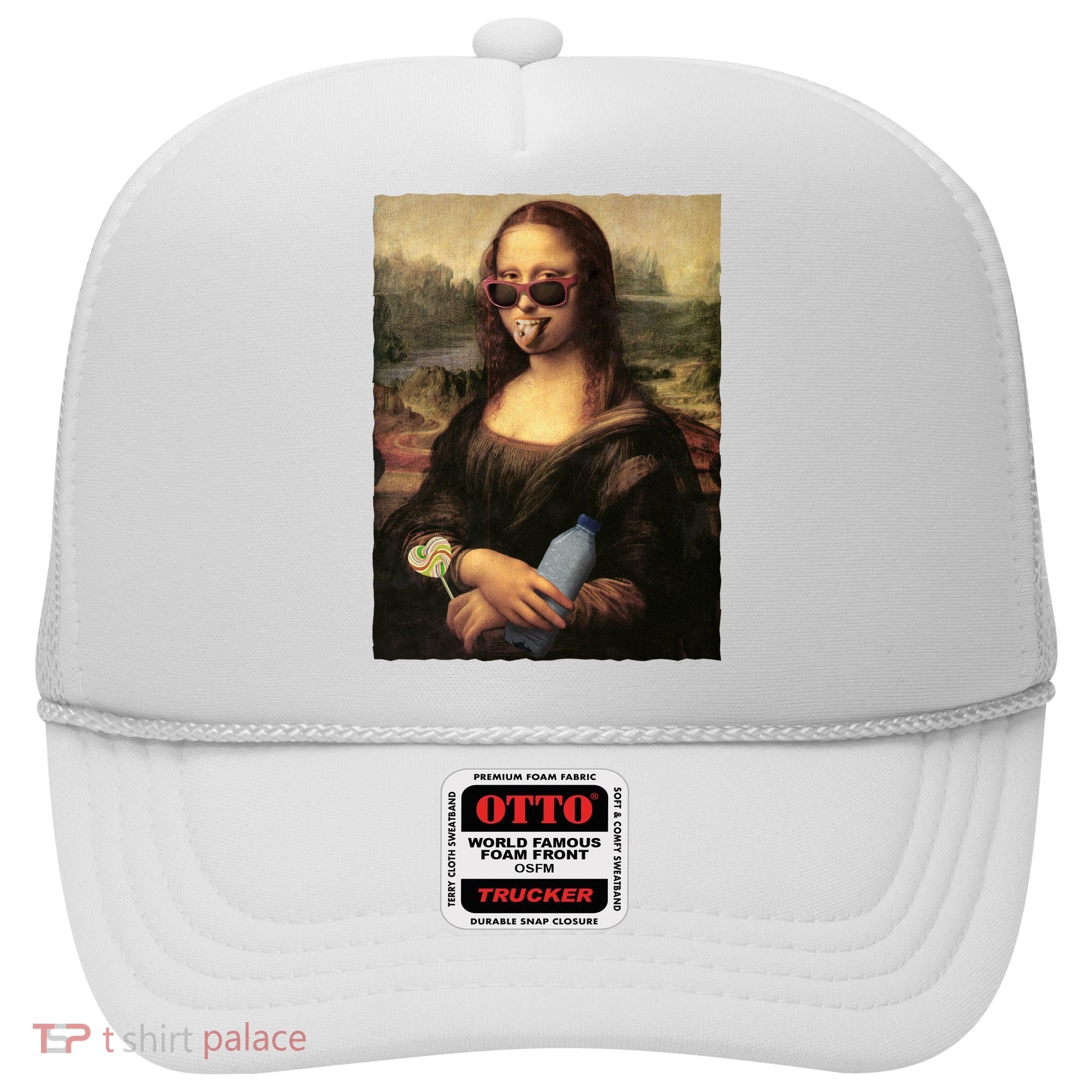 Modern Mona Lisa Tongue Ring Hat