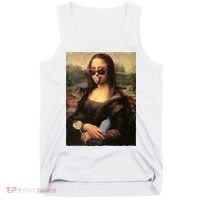 Modern Mona Lisa Tongue Ring Tank Top thumb 0