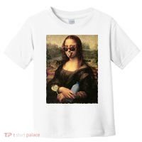 Modern Mona Lisa Tongue Ring Toddler T-Shirt thumb 0