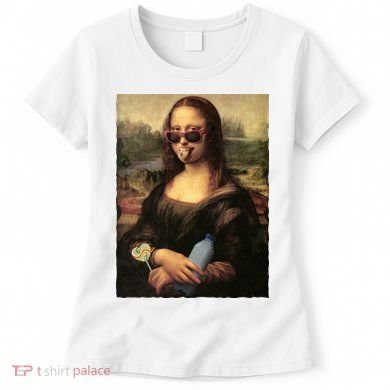 Modern Mona Lisa Tongue Ring Women's T-Shirt