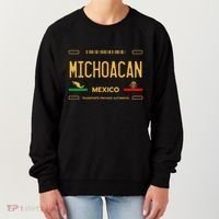 Michoacan Mexico License Plate Aesthetic Michoacan Women's Sweatshirt thumb 0