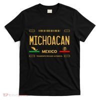 Michoacan Mexico License Plate Aesthetic Michoacan T-Shirt thumb 0