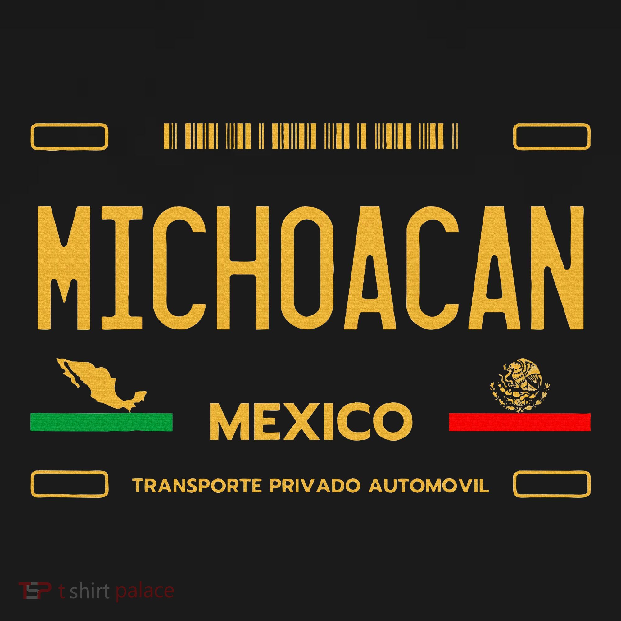 Michoacan Mexico License Plate Aesthetic Michoacan Mousepad