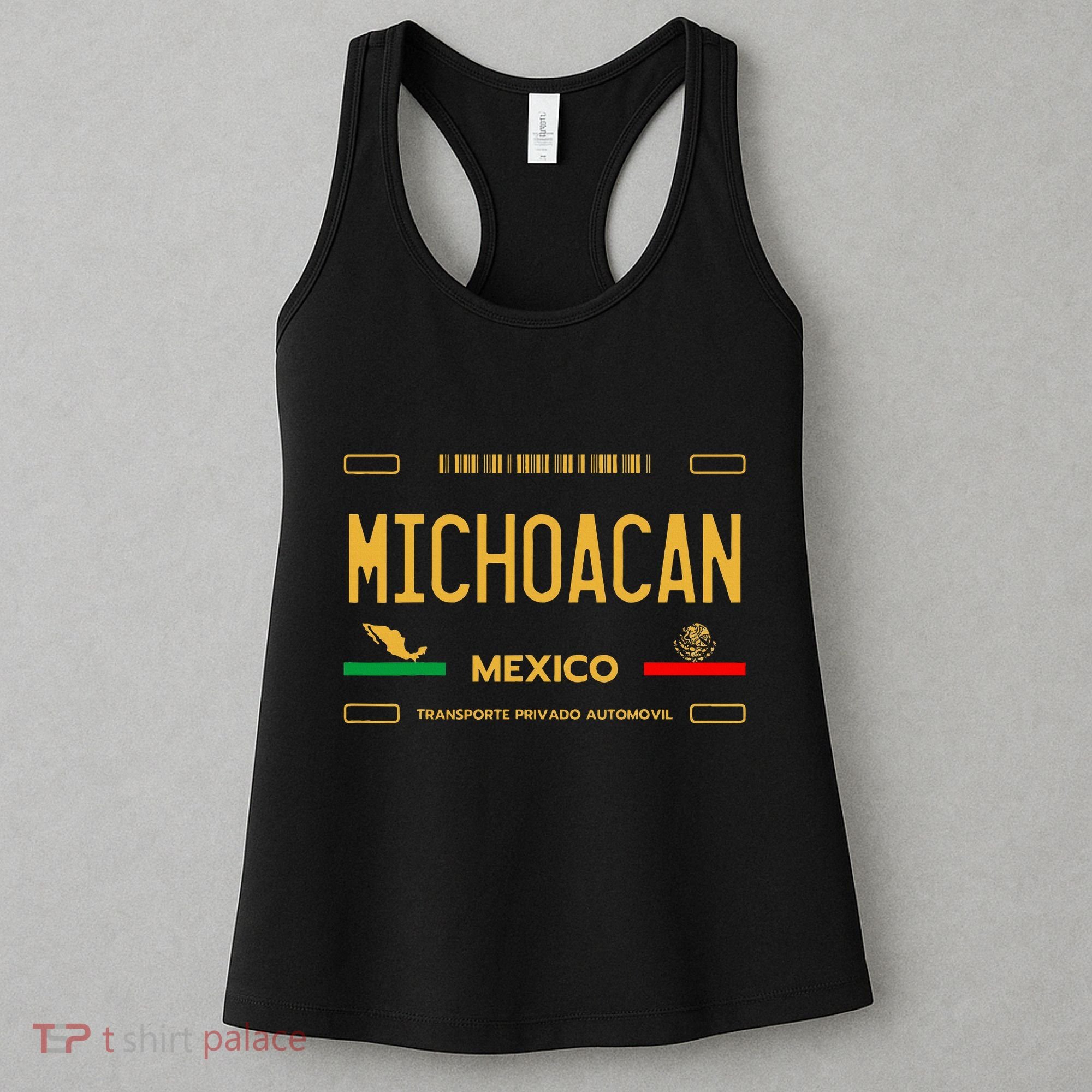 Michoacan Mexico License Plate Aesthetic Michoacan Women's Tank Top