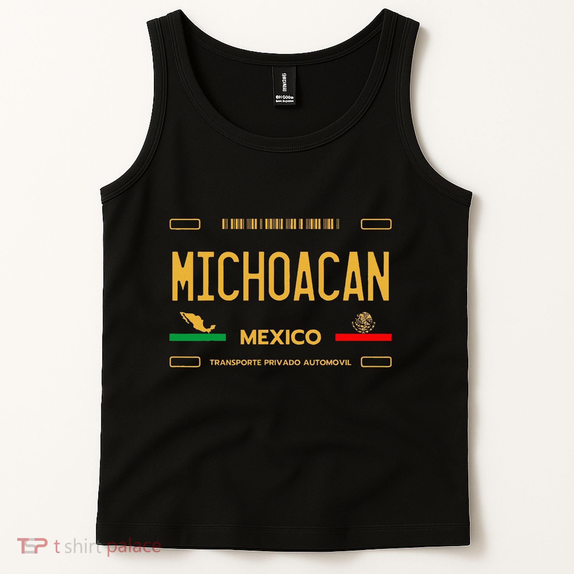 Michoacan Mexico License Plate Aesthetic Michoacan Tank Top
