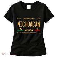 Michoacan Mexico License Plate Aesthetic Michoacan Women's T-Shirt thumb 0