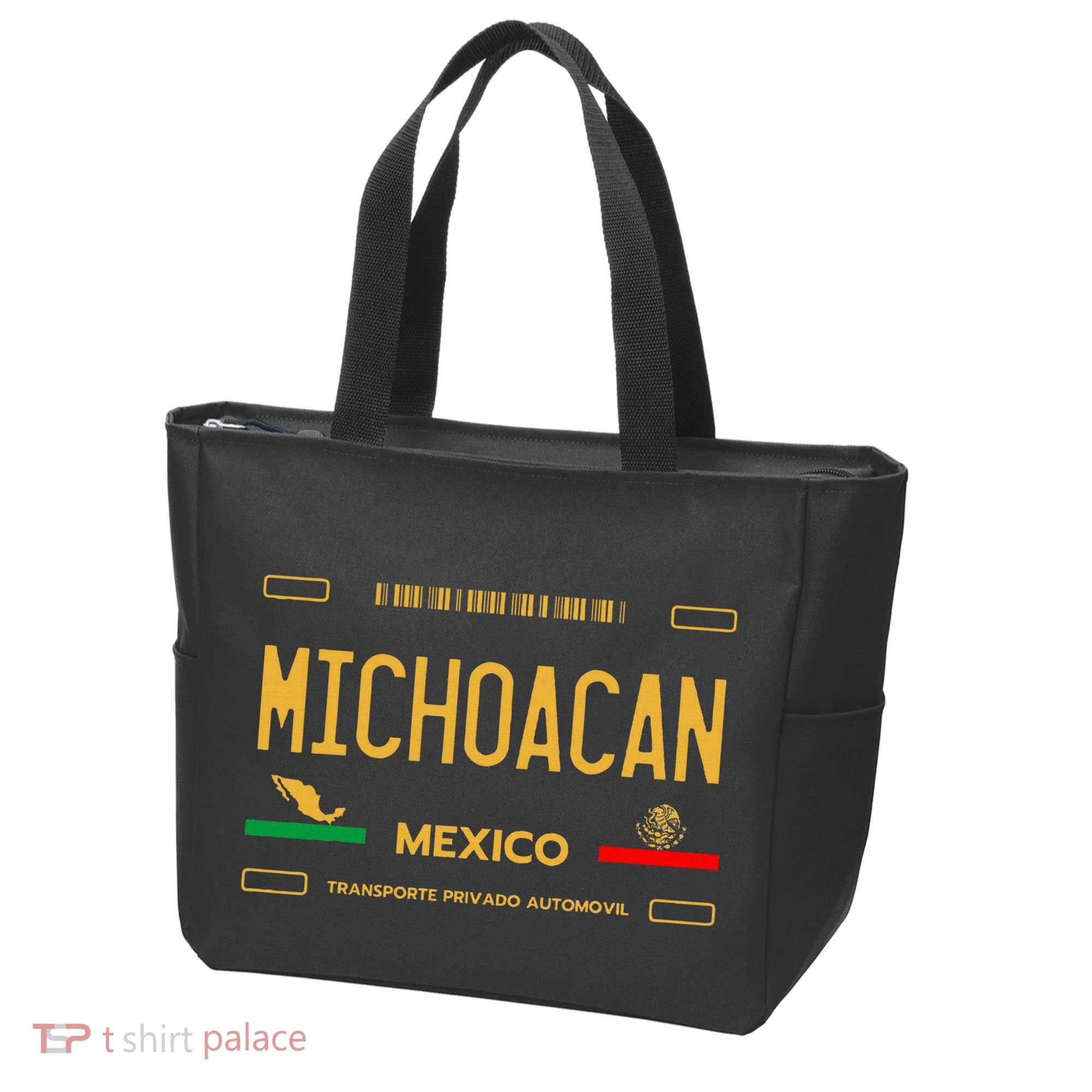 Michoacan Mexico License Plate Aesthetic Michoacan Tote Bag