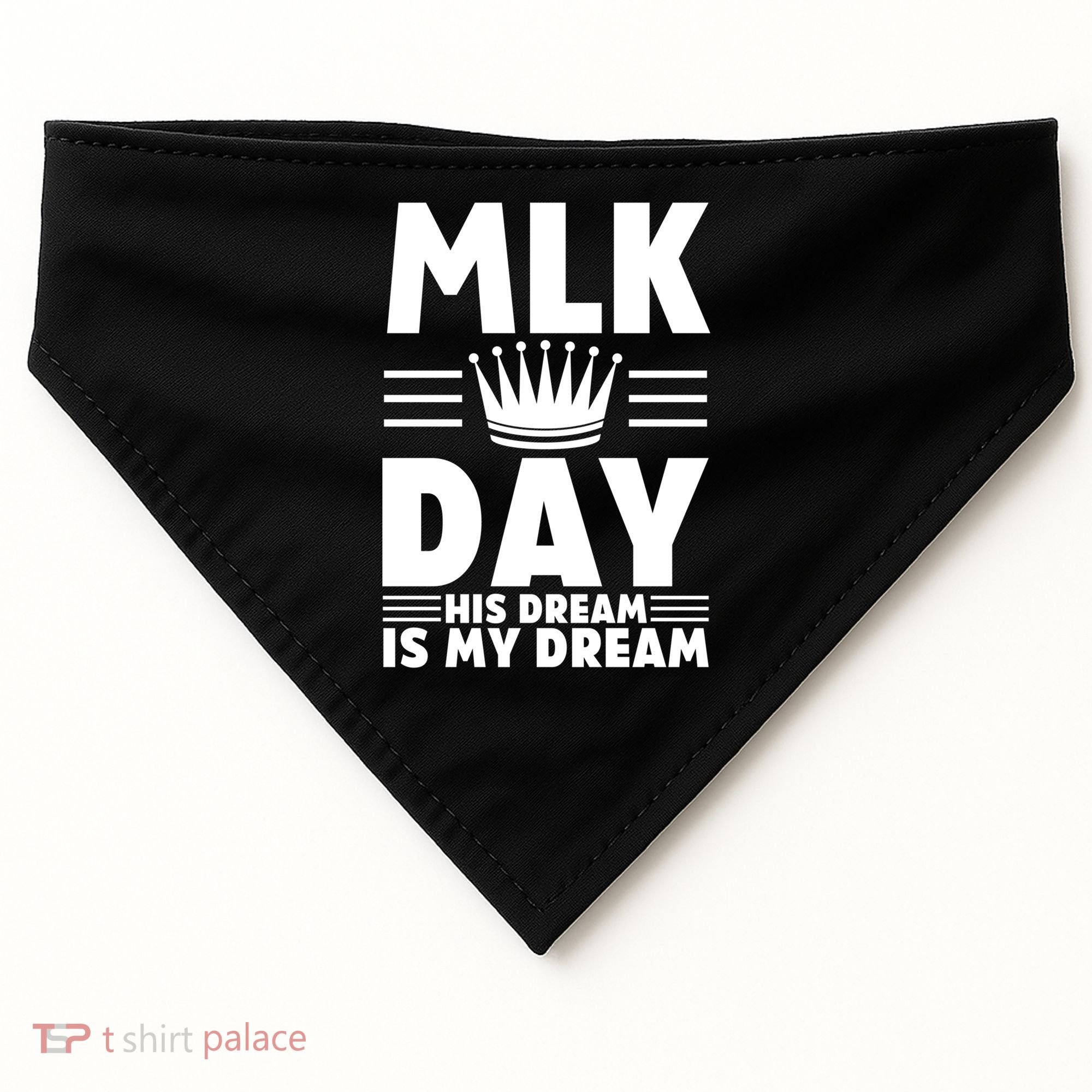 Mlk Martin Luther King Day Usa Cute Gift USA-Made Doggie Bandana