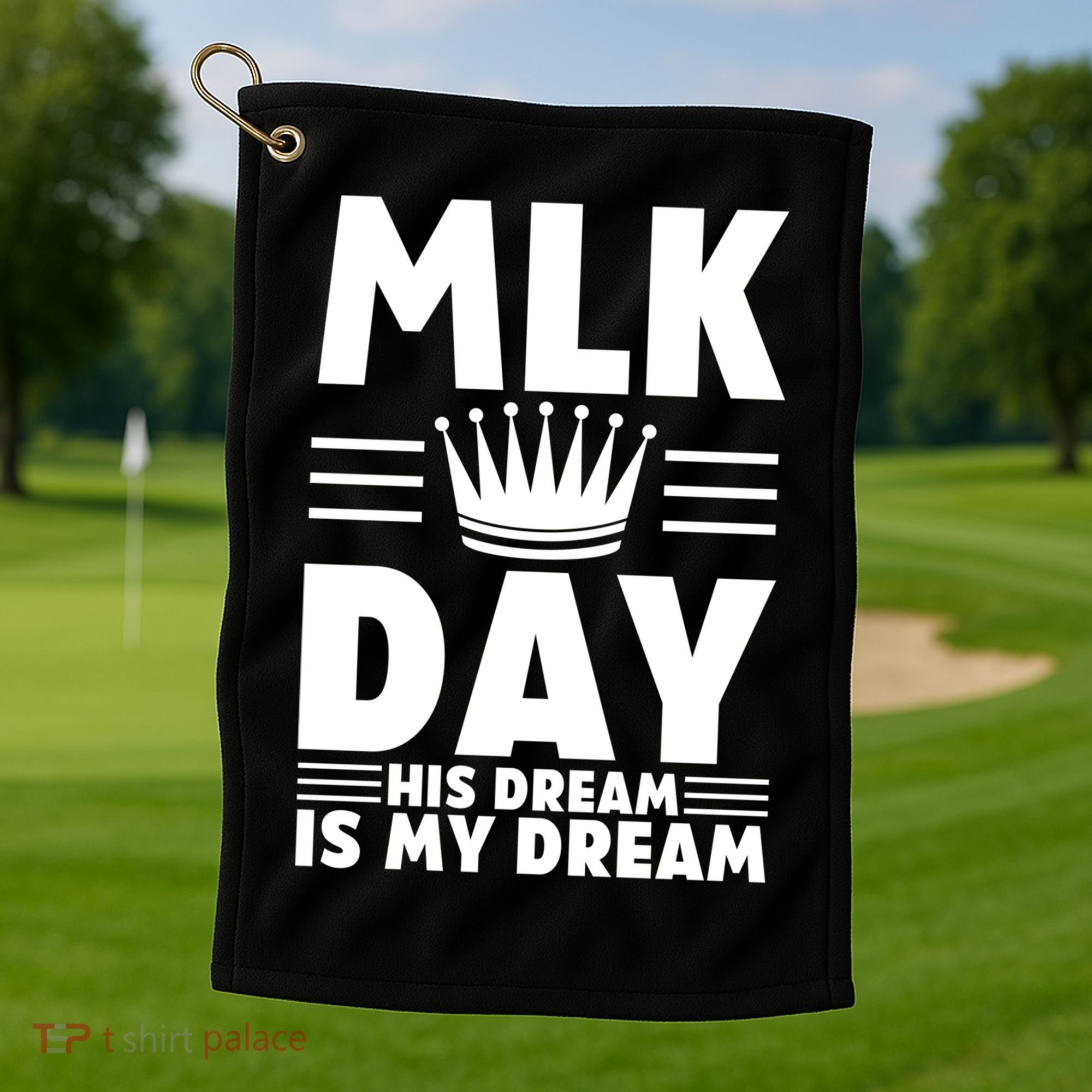 Mlk Martin Luther King Day Usa Cute Gift Golf Towel