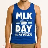 Mlk Martin Luther King Day Usa Cute Gift Tank Top thumb 3