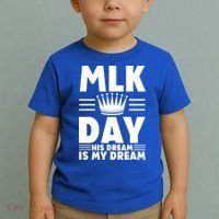 Mlk Martin Luther King Day Usa Cute Gift Toddler T-Shirt thumb 2