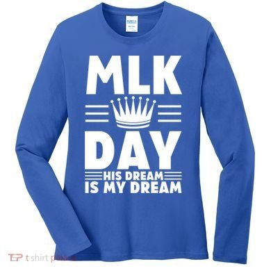 Mlk Martin Luther King Day Usa Cute Gift Women's Long Sleeve Shirt