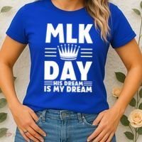 Mlk Martin Luther King Day Usa Cute Gift Women's T-Shirt thumb 2