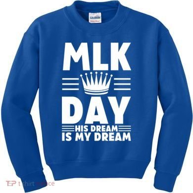 Mlk Martin Luther King Day Usa Cute Gift Kids Sweatshirt