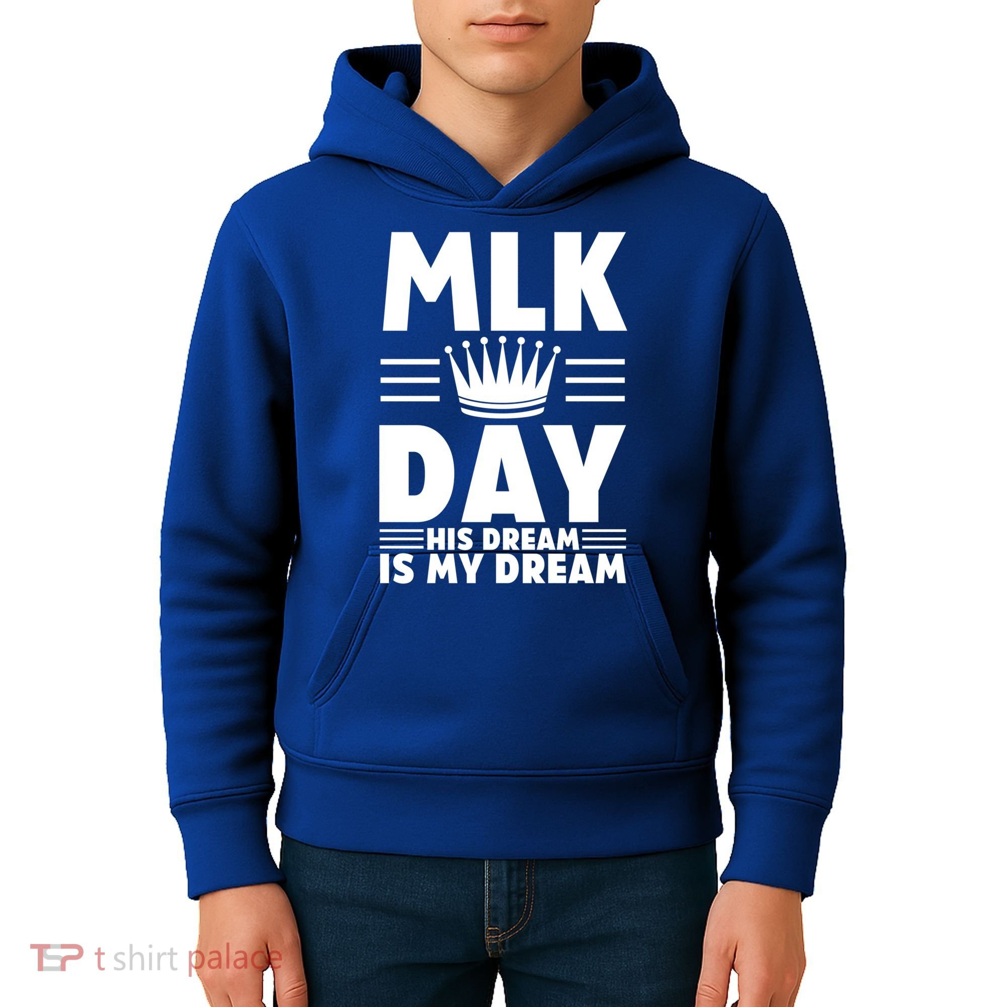 Mlk Martin Luther King Day Usa Cute Gift Kids Hoodie