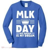 Mlk Martin Luther King Day Usa Cute Gift Kids Long Sleeve Shirt thumb 0
