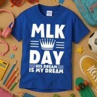 Mlk Martin Luther King Day Usa Cute Gift Kids T-Shirt thumb 3