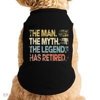 Man Myth Legend Has Retired Retirement Dad Grandpa Doggie Tank thumb 0