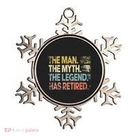 Man Myth Legend Has Retired Retirement Dad Grandpa Ornament thumb 0