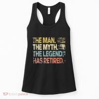 Man Myth Legend Has Retired Retirement Dad Grandpa Women's Tank Top thumb 0