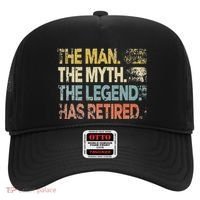 Man Myth Legend Has Retired Retirement Dad Grandpa Hat thumb 0