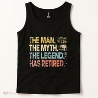 Man Myth Legend Has Retired Retirement Dad Grandpa Tank Top thumb 2