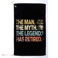 Man Myth Legend Has Retired Retirement Dad Grandpa Golf Towel thumb 0