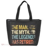 Man Myth Legend Has Retired Retirement Dad Grandpa Tote Bag thumb 0