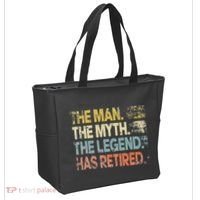 Man Myth Legend Has Retired Retirement Dad Grandpa Tote Bag thumb 2