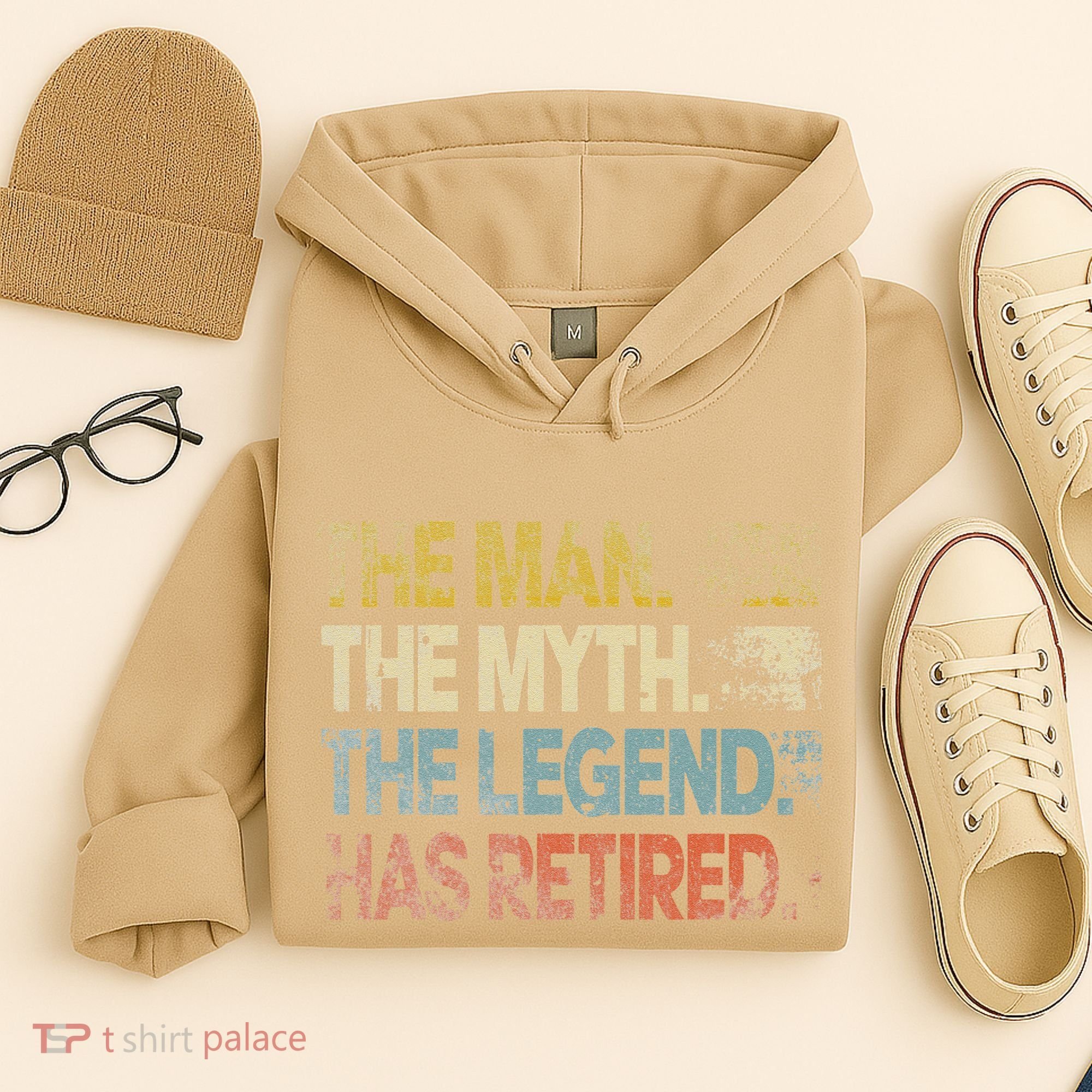 Man Myth Legend Has Retired Retirement Dad Grandpa Hoodie