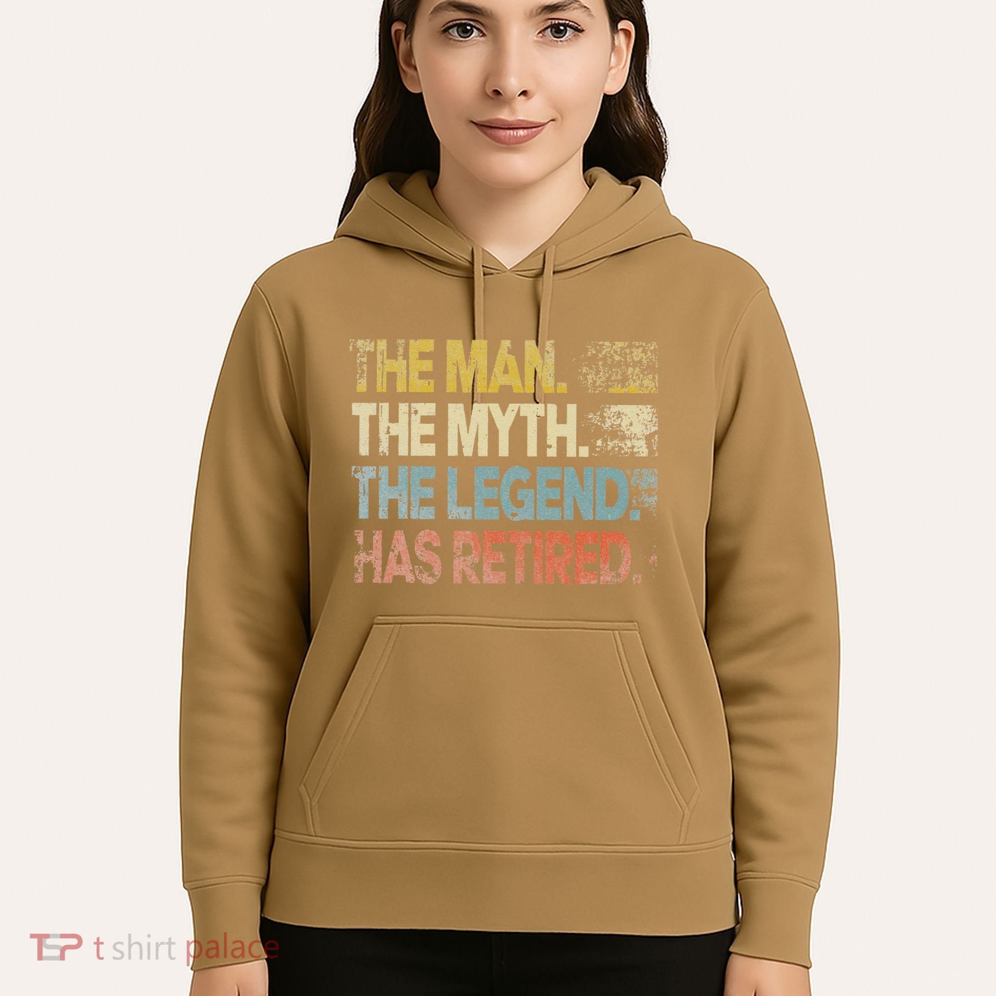 Man Myth Legend Has Retired Retirement Dad Grandpa Hoodie