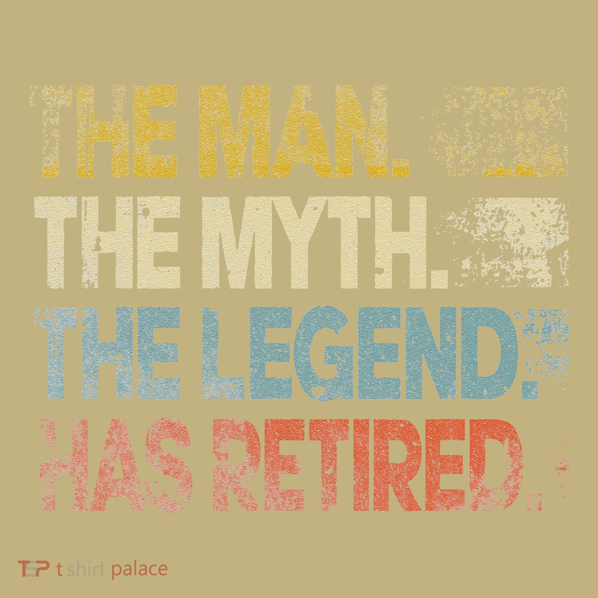 Man Myth Legend Has Retired Retirement Dad Grandpa Long Sleeve Shirt