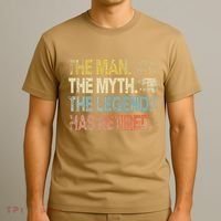 Man Myth Legend Has Retired Retirement Dad Grandpa T-Shirt thumb 3