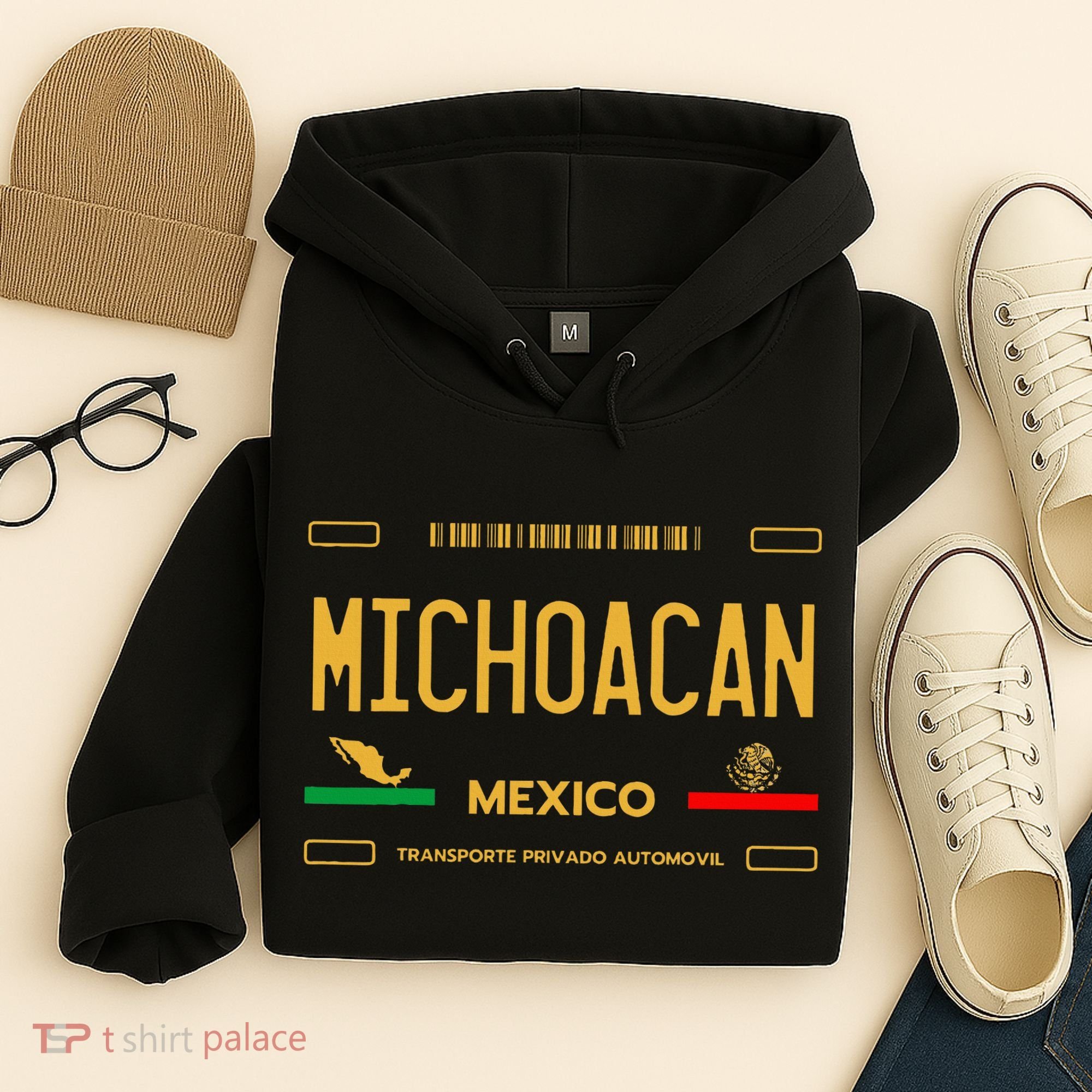 Michoacan Mexico License Plate Aesthetic Michoacan Hoodie
