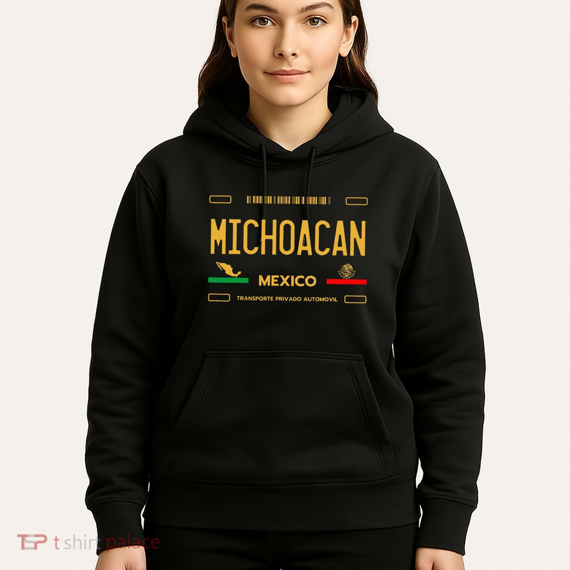 Michoacan Mexico License Plate Aesthetic Michoacan Hoodie