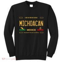 Michoacan Mexico License Plate Aesthetic Michoacan Sweatshirt thumb 0